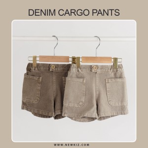 Quần kaki trẻ em QS48 (카고 3부 팬츠)